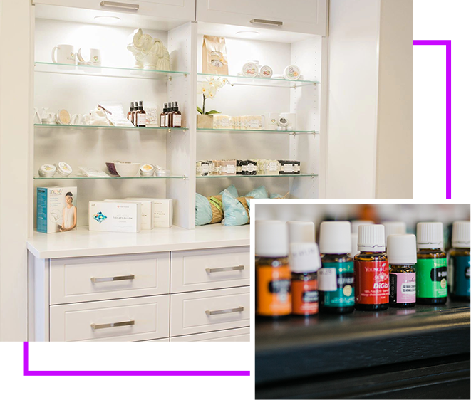 A room with shelves and cabinets filled with bottles of medicine.